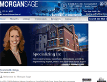 Tablet Screenshot of morgansage.net